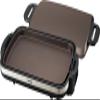 Zojirushi EA-DCC10 Gourmet Sizzler Electric Griddle,Stainless Brown Extra Large view 1