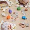 Judaica Mega Mall The Dreidel Game! Colored Plastic Dreidels, Medium, 50 Pack, (Instructions Included) view 2