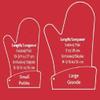 Kitchen Grips Chef's Mitt, Small, Cherry/Black view 2
