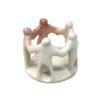 Global Crafts Natural Soapstone Circle of Friends view 1