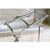Kingston Brass SCC2281 Pedestal Y-Type Towel-Rack, Polished Chrome view 3