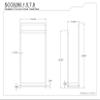 Kingston Brass SCC8268 Pedestal 2-Tier Steel Construction Towel-Rack with Wooden Case, Brushed Nickel view 2