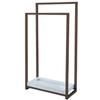 Kingston Brass SCC8265 Pedestal 2-Tier Steel Construction Towel-Rack with Wooden Case, Oil Rubbed Bronze view 1