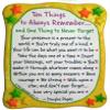 Sculpted Magnet: Ten Things to Always Remember, 3.0" x 3.5" view 1
