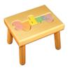Child's Name Puzzle Stool Pastel Letters view 1