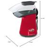 Presto 04863 Poplite Hot Air Popcorn Popper - Built-In Measuring Cup + Melts Butter, Easy to Clean, Built-In Cord Wrap, 18 Cups, Red view 4