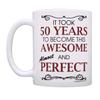 Birthday Gifts For All 50th Took 50 Years Awesome Funny Party Gift 11oz Coffee Mug Tea Cup White view 3