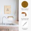 Design House Dalton Paper Towel Holder, Wall Mount, Easy Installation, Wood, Honey Oak, Durable, 13.4 in, 13.75 in W x 4.6 in L x 3.5 in H, Item 561233 view 4