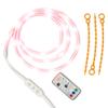 Luminoodle Color - 5 ft Color Changing LED String Lights - Outdoor LED String + Lantern for Camping, Hiking, Safety - Remote Control, Dimmer, Waterproof view 1
