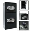 Digital Double Door Safe Depository Drop Box Gun Safes Cash Office Security Lock by Turner's Merchant House view 1