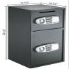 Digital Double Door Safe Depository Drop Box Gun Safes Cash Office Security Lock by Turner's Merchant House view 3