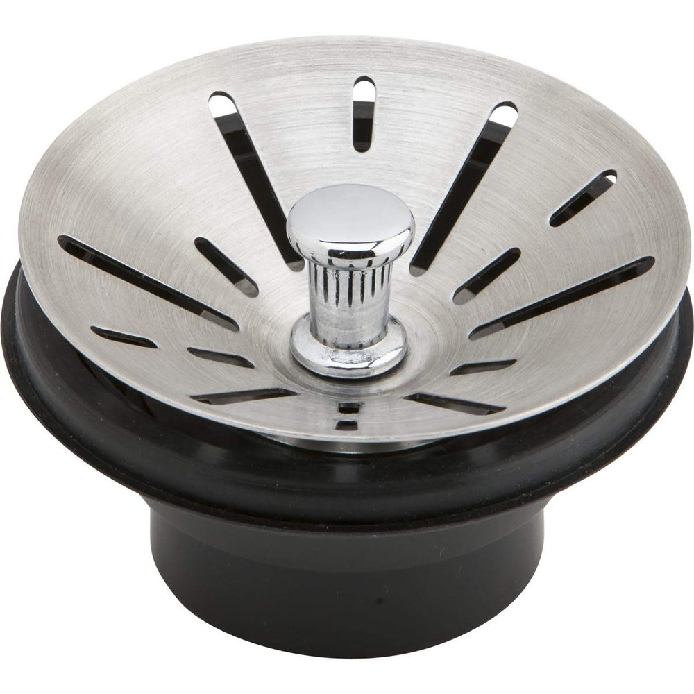 Elkay 3-1/2" Garbage Disposal Stopper/Strainer for use with Perfect Drain-Satin Finish