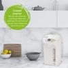 Panasonic Electric Thermo Pot Hot Water Boiler Dispenser NC-EG4000, Slow-Drip Mode for Coffee, Ideal for Tea, Hot Cocoa, Soups and Baby Food, Four Temperature Settings, 4.2 Quarts (4.0L), 700W, White view 2