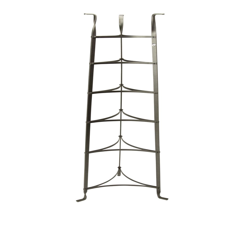 Enclume 6-Tier Cookware Stand, Free Standing Pot Rack, Hammered Steel (Unassembled)