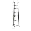 Enclume 6-Tier Cookware Stand, Free Standing Pot Rack, Hammered Steel (Unassembled) view 3
