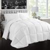 Creative Living Solutions 100% Natural Goose Feather Down Pillows King Size 20"x36" Set of Two view 3