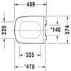 Duravit DuraStyle Toilet Seat 0060590000 White view 3