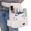 Dickies 8-Pocket Padded Tool Belt/Utility Pouch for Painters, Carpenters, and Builders, Adjustable 3-Inch Belt, Durable Canvas Construction, White view 4