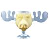 National Lampoons Christmas Vacation Griswold Moose Mugs  Holiday Drinkware Set, Movie Collectible Cups, Gag Gift, White Elephant for Adults Kids and Family - 8 oz glass view 3
