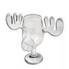 National Lampoons Christmas Vacation Griswold Moose Mugs  Holiday Drinkware Set, Movie Collectible Cups, Gag Gift, White Elephant for Adults Kids and Family - 8 oz glass view 4