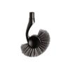 simplehuman Replacement Toilet Brush Head, Easy Screw On, Stiff Outer Bristles, Black Plastic view 1