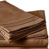 Elegant Comfort 1500 Premier - Wrinkle Resistant - Hotel Quality Ultra Soft Luxurious 4 pcs Bed Sheet Set, Deep Pocket Up to 16" - Many Size and Colors, King, Taupe view 3