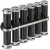 Zevro Zero Gravity Wall-Mount Magnetic Spice Rack, Black/Silver - Set of 12 view 1