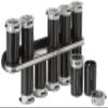 Zevro Zero Gravity Wall-Mount Magnetic Spice Rack, Black/Silver - Set of 12 view 2