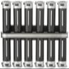 Zevro Zero Gravity Wall-Mount Magnetic Spice Rack, Black/Silver - Set of 12 view 3