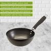 Ecolution Non-Stick Carbon Steel Wok with Soft Touch Riveted Handle, 8",Black view 2