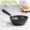 Ecolution Non-Stick Carbon Steel Wok with Soft Touch Riveted Handle, 8",Black view 3