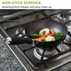 Ecolution Non-Stick Carbon Steel Wok with Soft Touch Riveted Handle, 8",Black view 4