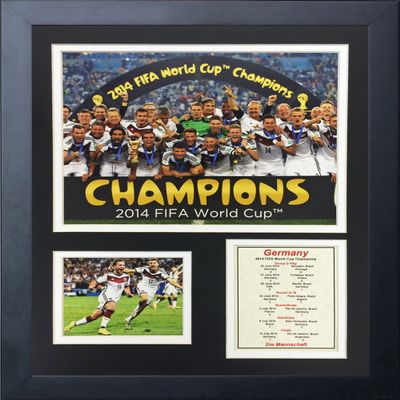 Legends Never Die Germany 2014 FIFA World Cup Champions Celebration Framed Photo Collage, 11 by 14-Inch
