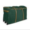 Covermates Keepsakes Christmas Tree Rolling Cinch Bag  Heavy-Duty Polyester Holiday Storage with Wheels, Reinforced Handles & Cinch Straps  Durable Christmas Tree Storage Solution, Green view 1