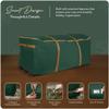 Covermates Keepsakes Christmas Tree Rolling Cinch Bag  Heavy-Duty Polyester Holiday Storage with Wheels, Reinforced Handles & Cinch Straps  Durable Christmas Tree Storage Solution, Green view 4