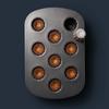 MasterClass Canele Moulds with PFOA Free Non Stick, Robust 1 mm Carbon Steel, 9 Hole 32.5 x 22 cm Baking Tin view 3