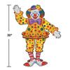 Beistle Jointed Circus Clown Decoration view 2