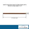 Minka-Aire 24 Inch Ceiling Fan Downrod - DR524-ODK view 3