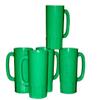 Talisman, Plastic Beer Mugs, 32 Ounce, Pack 8, Color Green view 1