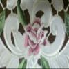 Doily Boutique Table Runner Embroidered with Light Pink Cutwork Roses, Size 70 x 15 inches view 4