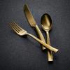 Hampton Forge Paris Hammered , Stainless Steel, 20-Piece Flatware Set, Gold view 2