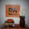 Still Life Grapes and Apples by Alfred Arthur Brunel de Neuville Accent Tile Mural Kitchen Bathroom Wall Backsplash Behind Stove Range Sink Splashback One Tile 8"x6" Ceramic, Glossy view 2
