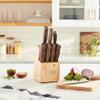Cuisinart C55W-14PCB Advantage Cutlery 14-Piece Triple Rivet Walnut Knife Block Set view 2