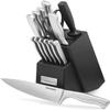 Cuisinart Stainless Steel Hollow Handle 15-Piece Cutlery Block Set, Kitchen Knife Set with Steel Blades for Precise Cutting, Durable Knives with Ergonomic Handles, C77SS-15PK view 1