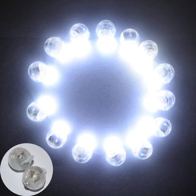 Neo LOONS 100pcs/lot 100 X White Round Led Ball Lamp Balloon Light long standby time for Paper Lantern Balloon Light Party Wedding Decoration
