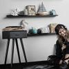 Wallniture Denver 46" Black Floating Shelf for Wall Collage, Picture Ledge Shelf for Living Room Decor view 2