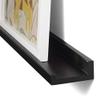 Wallniture Denver 46" Black Floating Shelf for Wall Collage, Picture Ledge Shelf for Living Room Decor view 4