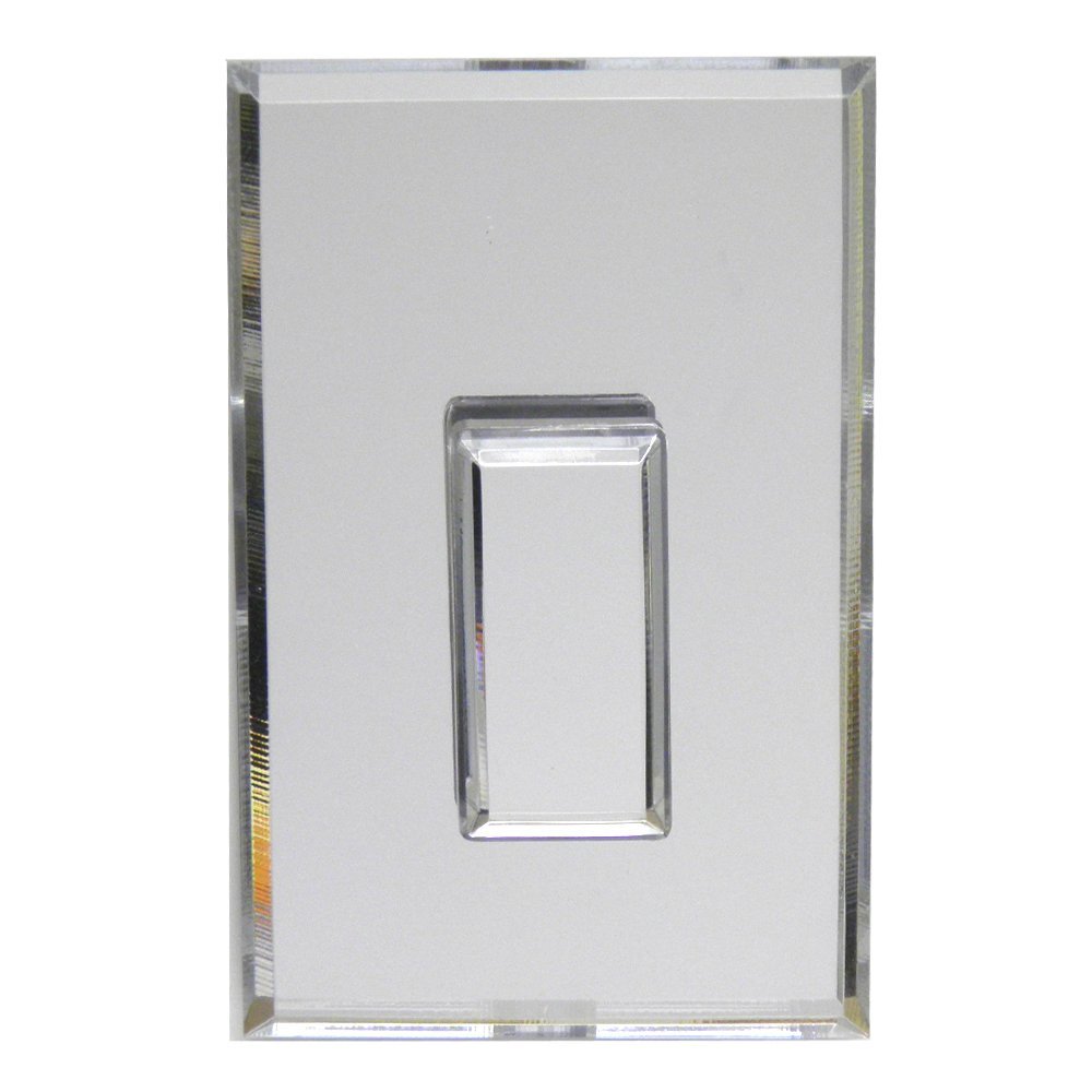 Hide-A-Plate Single Switch Acrylic Mirror Switch Plate
