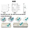 Dreamworth 6-Pack LED Corner Wall Lamp 85-265V Embedded LED Stairs Step Night Light LED Stair Wall Lighting for Hallway, Stairs, Closet, Bedroom and More view 4