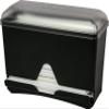 San Jamar Junior Bulk Straw Dispenser Holds 250 Straws for Restaurants, Dining Halls, and Fast Food, Plastic, 5 x 10.5 x 8.75 Inches, Black view 1